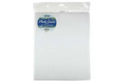 7 Count Plastic Canvas Sheets, 12-in by 18-in, Clear, 3 pack