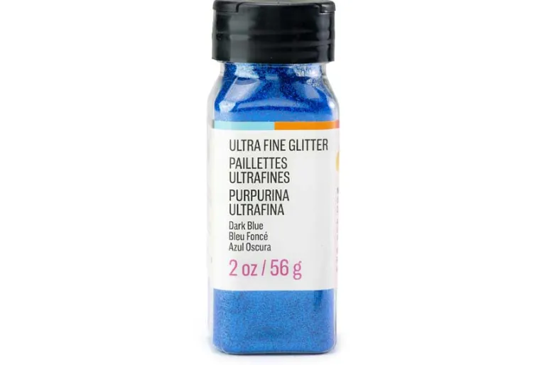 CousinDIY Extra Fine Glitter 2oz-Black