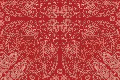 Cowboys Flannel Bandana in Red