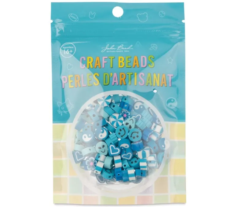 Craft Beads Clay Shapes – Alpha Mix – 120 Pieces