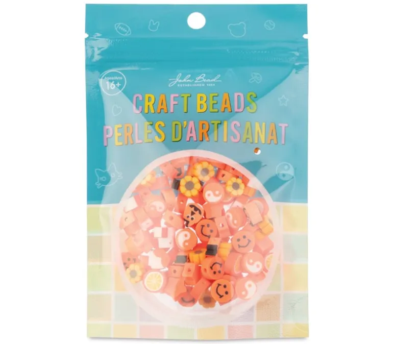 Craft Beads Clay Shapes – Alpha Mix – 120 Pieces