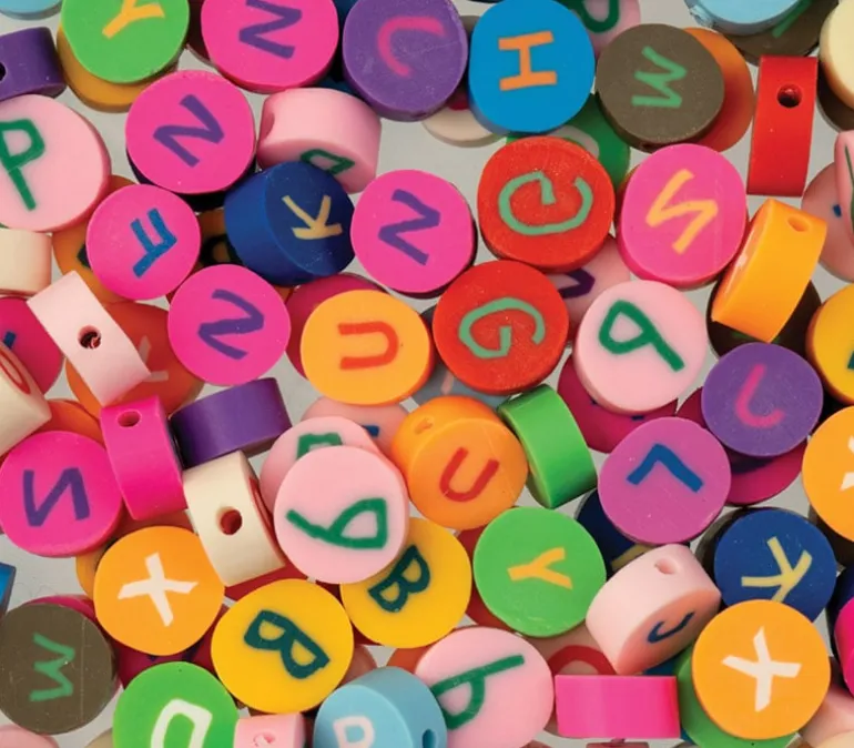 Craft Beads Clay Shapes – Alpha Mix – 120 Pieces