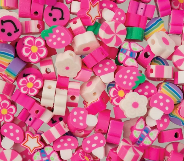 Craft Beads Clay Shapes – Fruit Mix – 120 Pieces