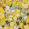 Craft Beads Clay Shapes – Orange Mix – 120 Pieces