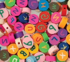 Craft Beads Clay Shapes – Orange Mix – 120 Pieces