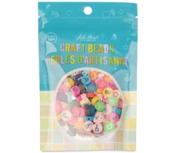 Craft Beads Clay Shapes – Pink Mix – 120 Pieces
