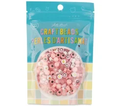 Craft Beads Disc Mix – Pink – 72g