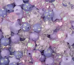 Craft Beads Star Mix – Blue – 70g
