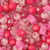 Craft Beads Star Mix – Purple – 70g