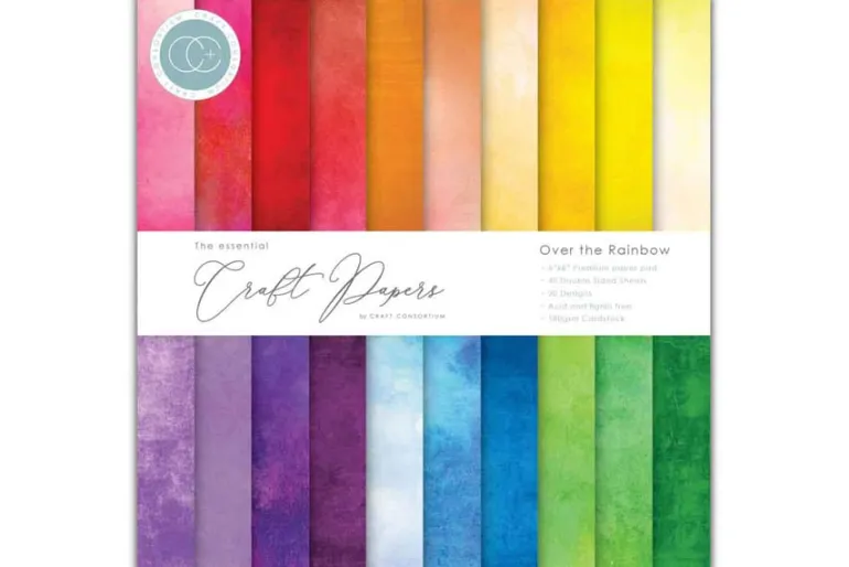 Craft Consortium Double Sided Paper Pad – 6×6 – Patina