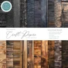 Craft Consortium Double Sided Paper Pad – 6×6 – Leather Bound