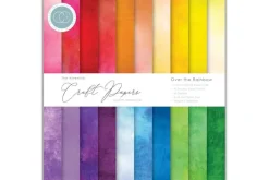 Craft Consortium Double Sided Paper Pad – 6×6 – Leather Bound