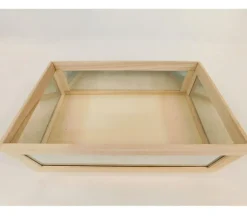 Crate with Galvanized Front – Medium