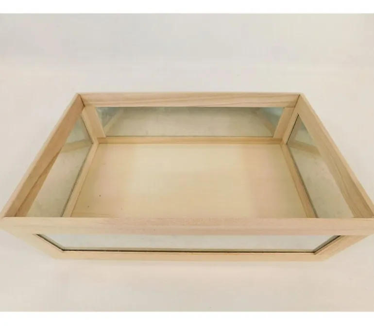 Crate with Galvanized Front – Medium