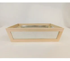 Crate with Galvanized Front – Medium