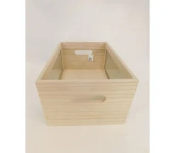 Crate with Galvanized Front – Medium