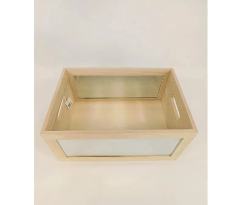 Crate with Galvanized Front – Medium