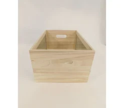 Crate with Galvanized Front – Large
