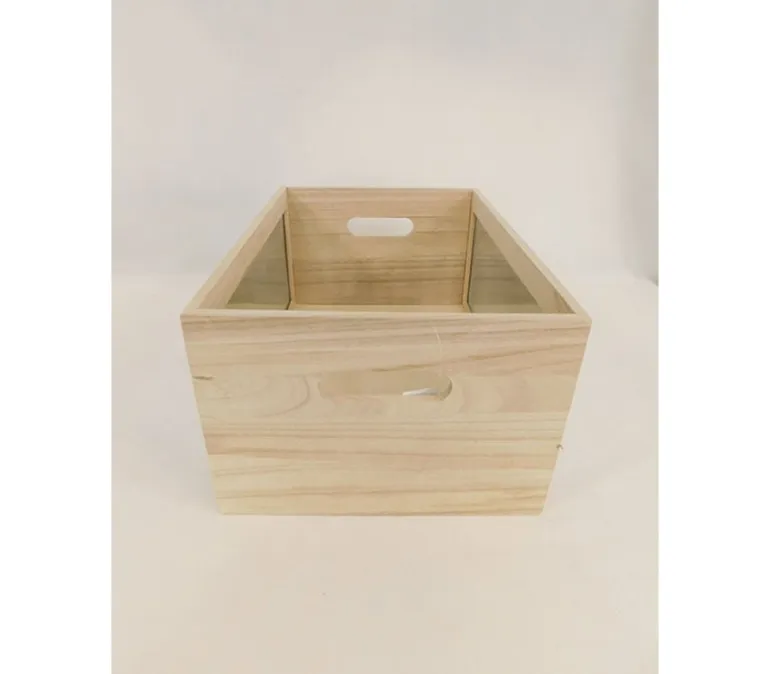 Crate with Galvanized Front – Large