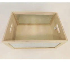 Crate with Galvanized Front – Large