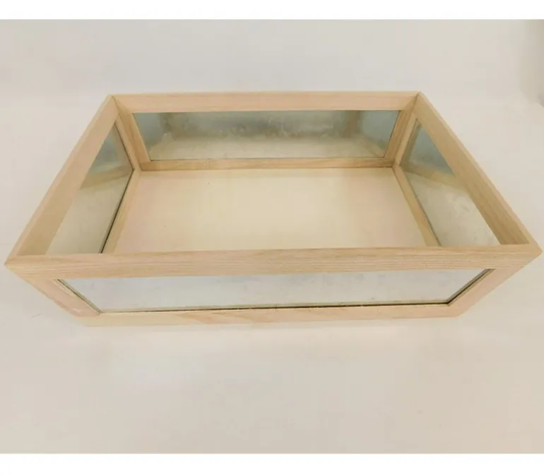 Crate with Galvanized Front – Large
