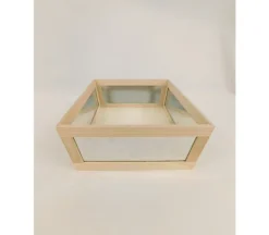 Crate with Galvanized Front – Large