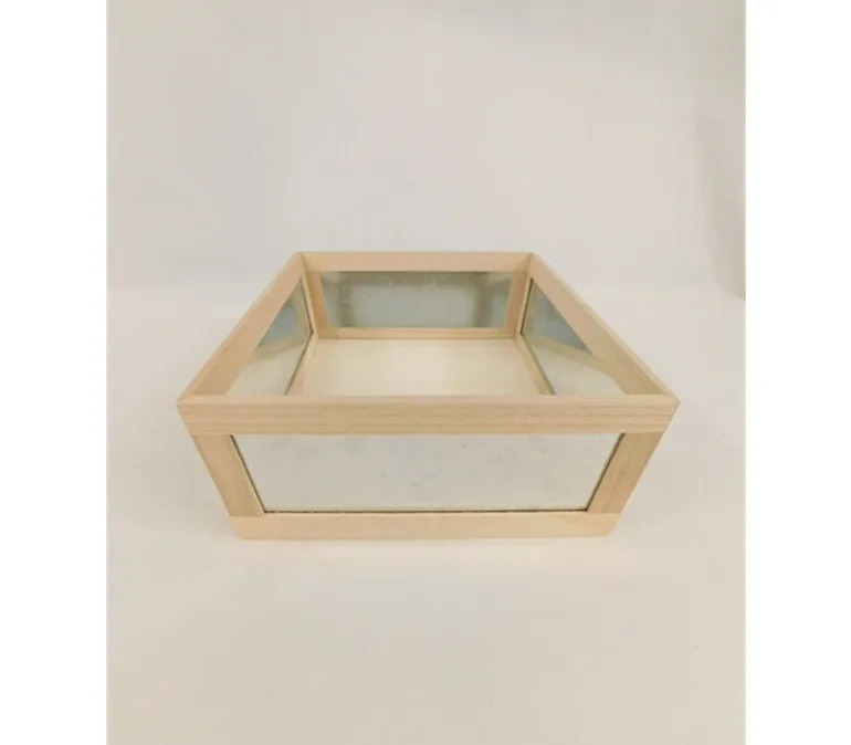 Crate with Galvanized Front – Large