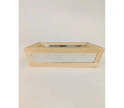 Crate with Galvanized Front – Small