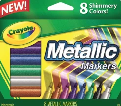 Crayola Metallic Markers Set – 8 Piece