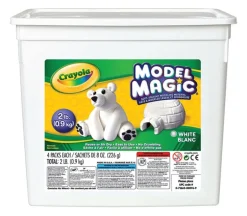 Crayola Model Magic Air Dry Clay – White – 2-pound Tub