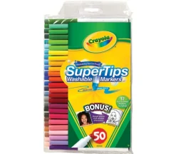 Crayola Super Tips Marker Set – 50 Piece