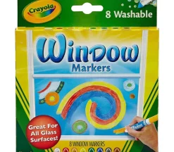 Crayola Window Markers – 8 Piece