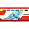 Creative Art Materials Caran D’ache Gouache Studio Pan Tin Set – 8 Pans