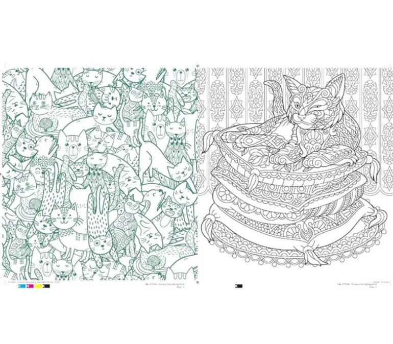 Creative Cats Coloring Book
