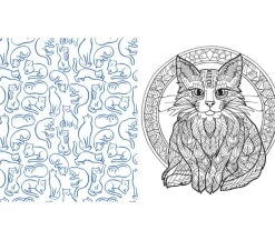 Creative Cats Coloring Book