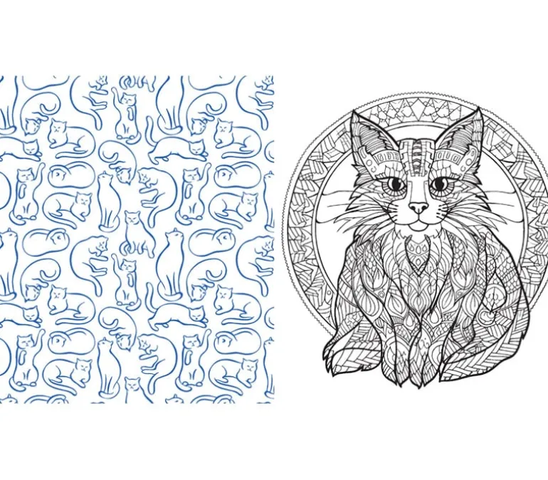 Creative Cats Coloring Book