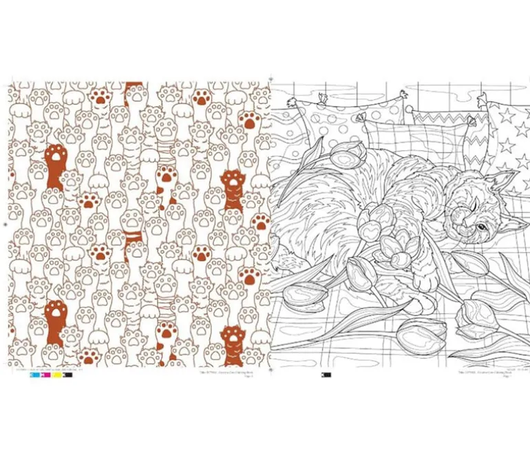 Creative Cats Coloring Book