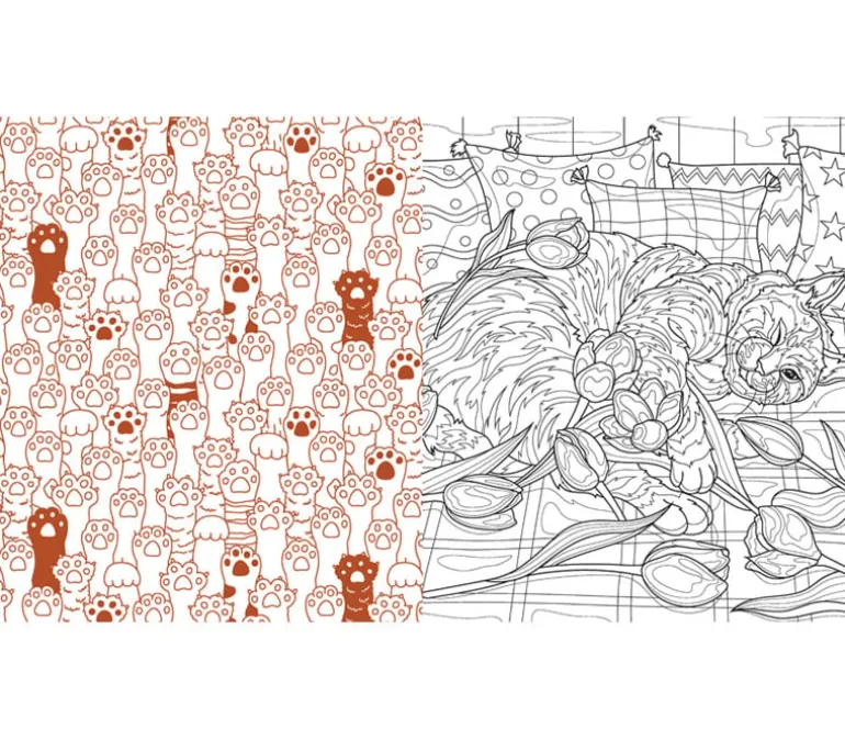 Creative Cats Coloring Book