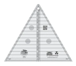 Creative Grids 60 degree Triangle 8-1/2inch Quilt Ruler