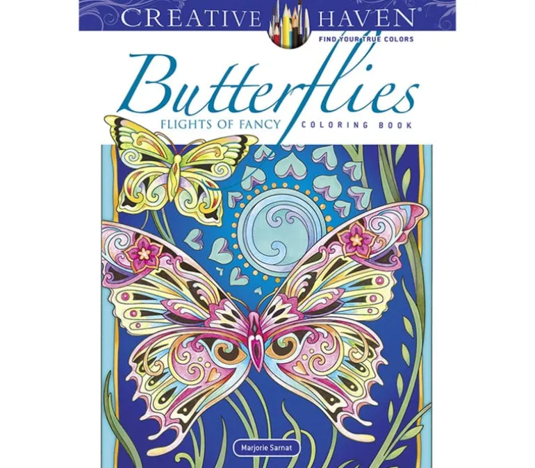 Creative Haven – Beautiful Butterfly Designs Coloring Book