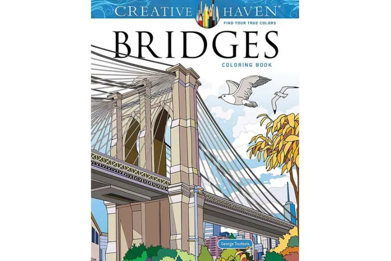 Creative Haven – Bridges Coloring Book