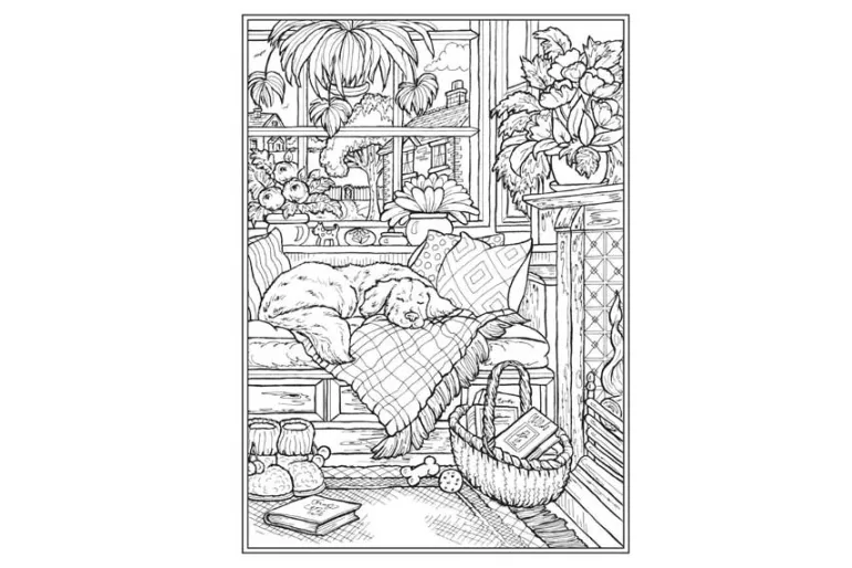 Creative Haven – Cozy Corners Coloring Book