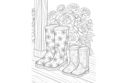 Creative Haven – Home Sweet Homestead Coloring Book