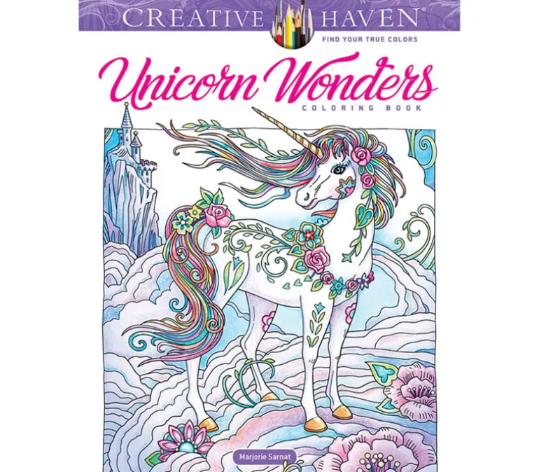 Creative Haven – The Art of Mushrooms Coloring Book