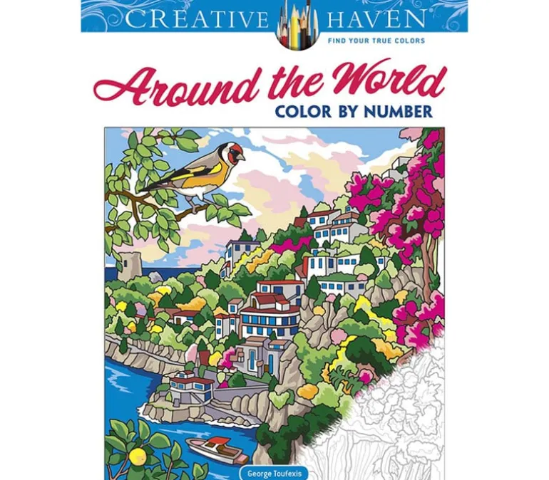 Creative Haven – The Art of Mushrooms Coloring Book