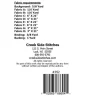 Creek Side Stitches Sunburst Tabletopper Quilt Pattern #CSS352