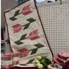 Creek Side Stitches Tulip Time Table runner Quilt Pattern. #CSS343
