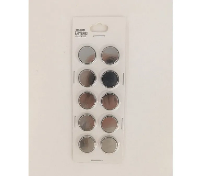 CR2032 Lithium Battery Pack – 10 Piece