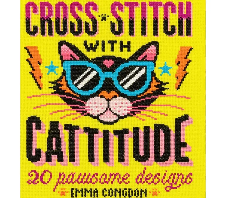 Cross Stitch with Cattitude by Emma Congdon