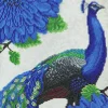 Crystal Art Diamond Painting Mounted Kit – Medium – Flowering Peacock